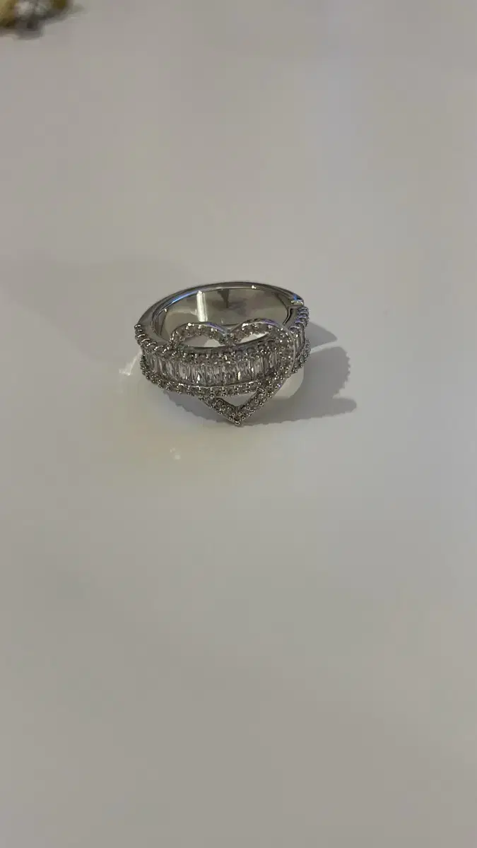 Heart Cubic Ring