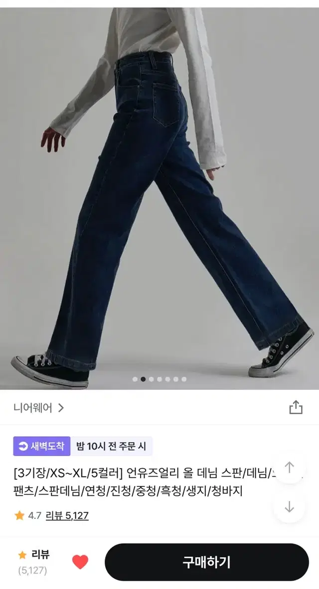 니어웨어 언유즈얼리 올데님 진청, 생지