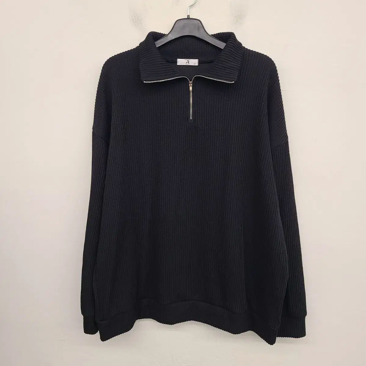 [115/3XL] Bimono Vahn Zip-up Turtleneck Ribbed Knit