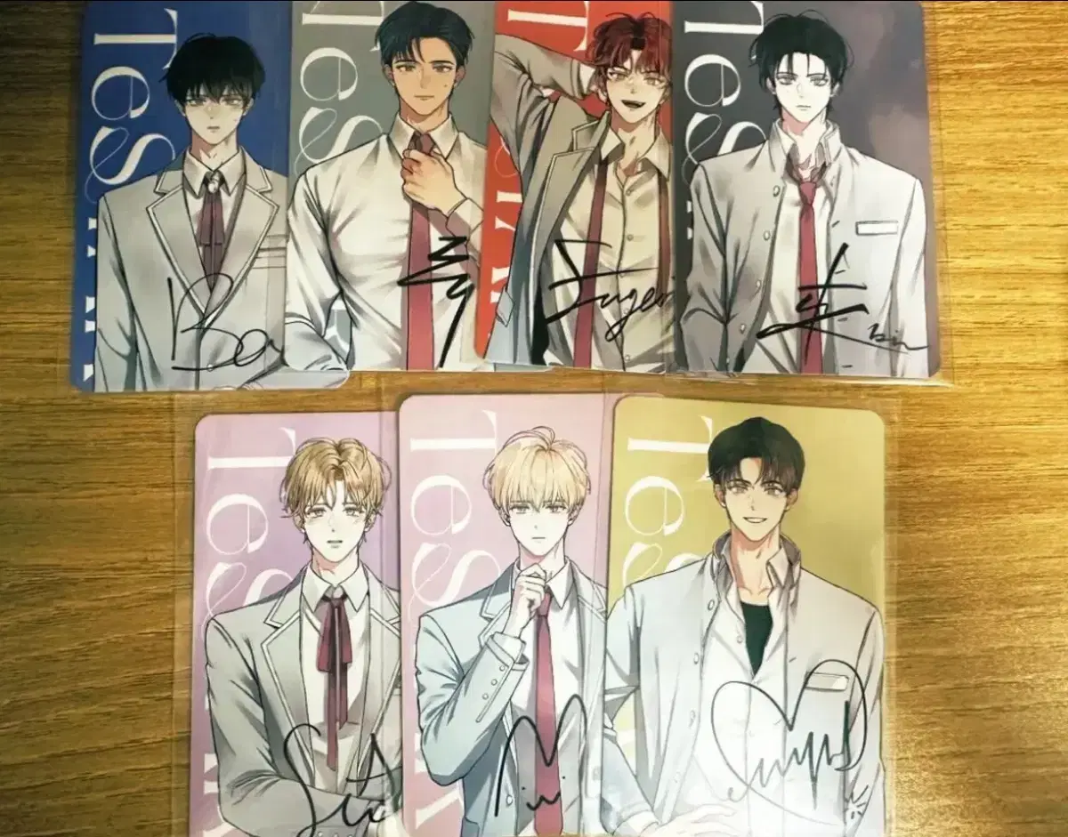 Testar Official Photocard (Bae Sejin, Ryu Cheongwoo, Lee Sejin)