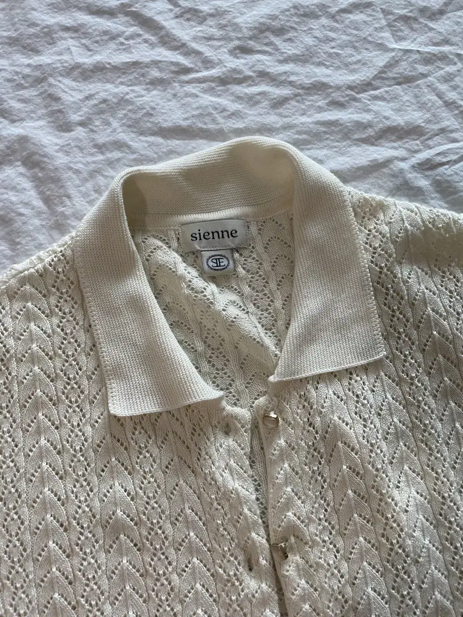 시엔느 Charlotte Cardigan (Cream)