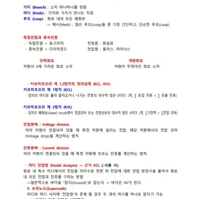 지거국 전자,전기공학과 편입 전공필기,면접문제 PDF  판매