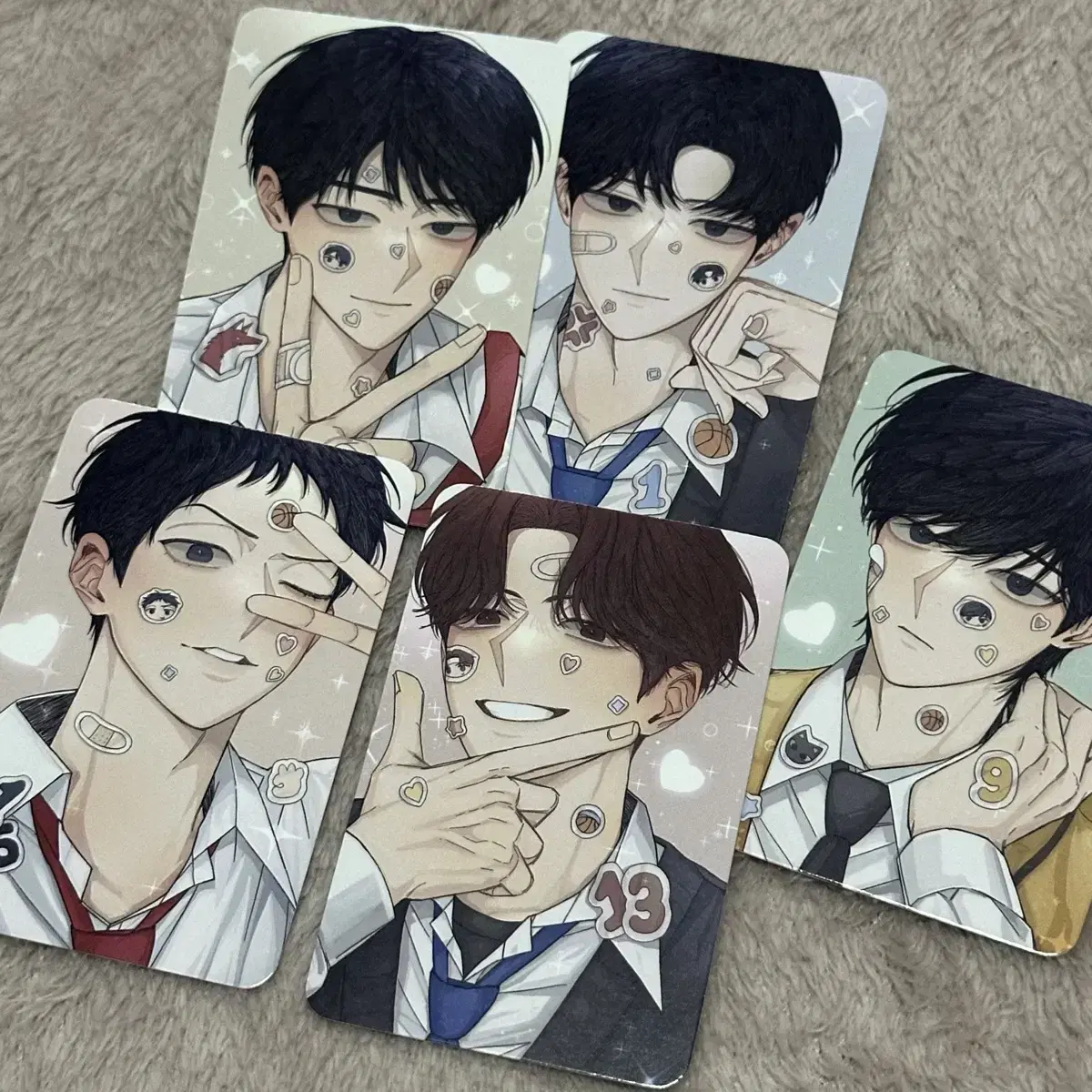 gakta garbage time kaknanim youngjung observance jaeseok heechan chan sticker photocard