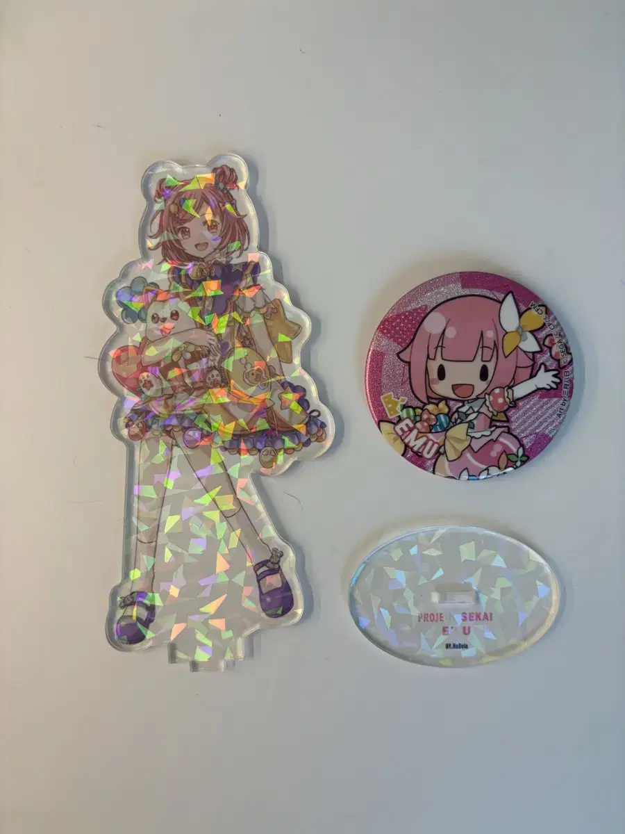 Ootori emupseka prosecca unofficial acrylic stand gacha badge bulk