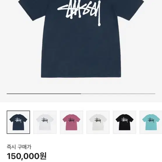 Stussy Basic Stussy T-Shirt Navy 2024