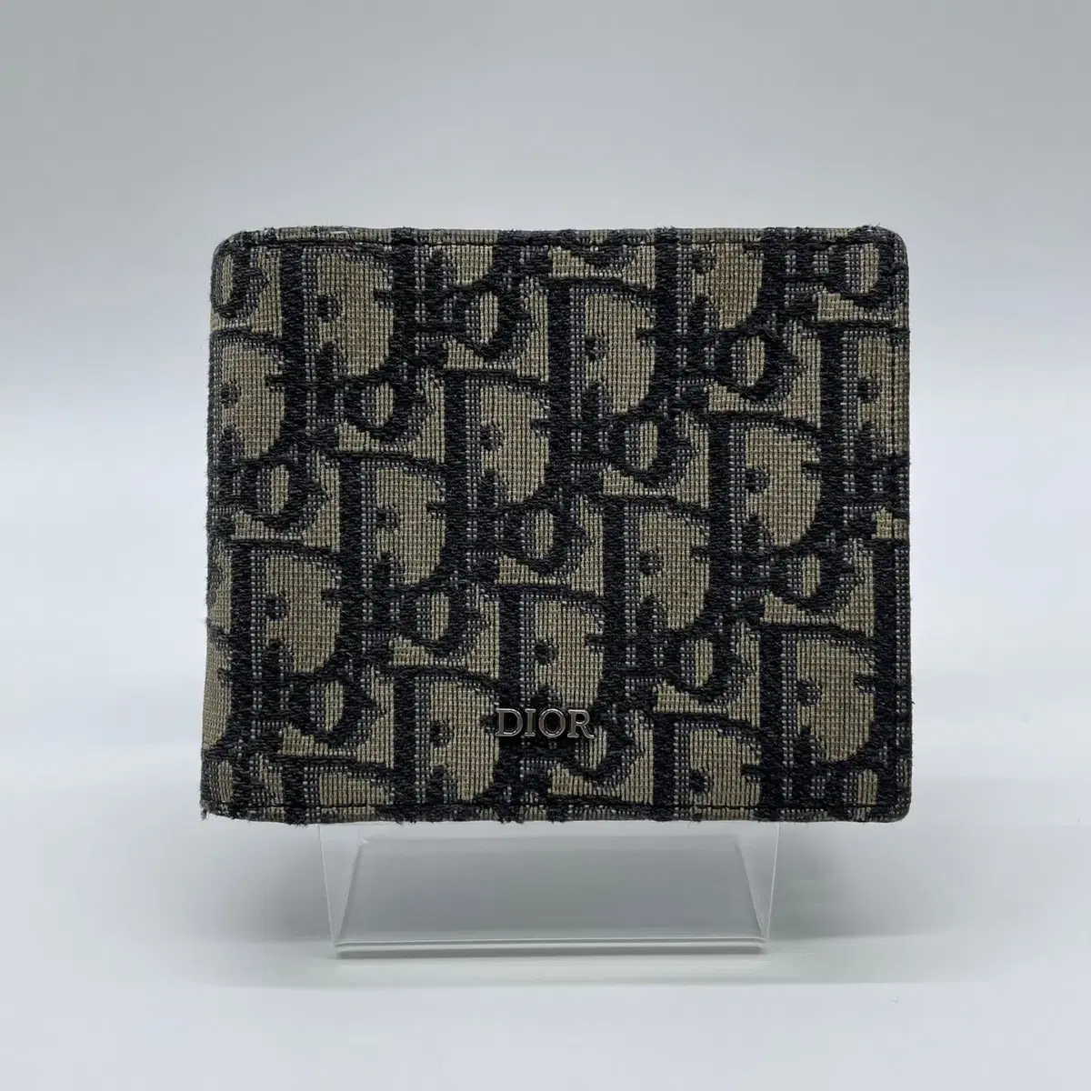 Dior Oblique Jacquard Wallet Beige