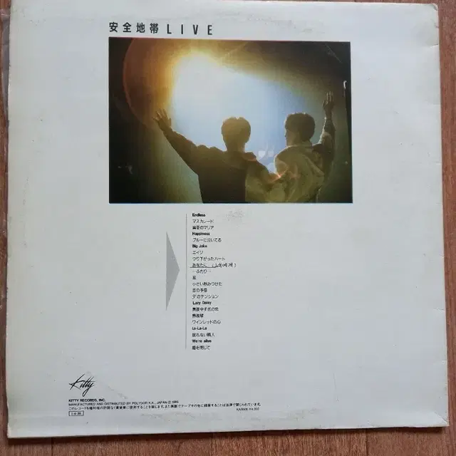 안전지대 준라이센스 엘피 2lp