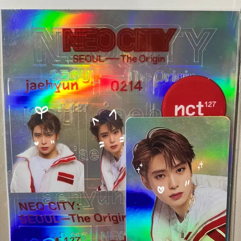 NCT 127 shops Haechan Neo City Voice Keyring Photocard