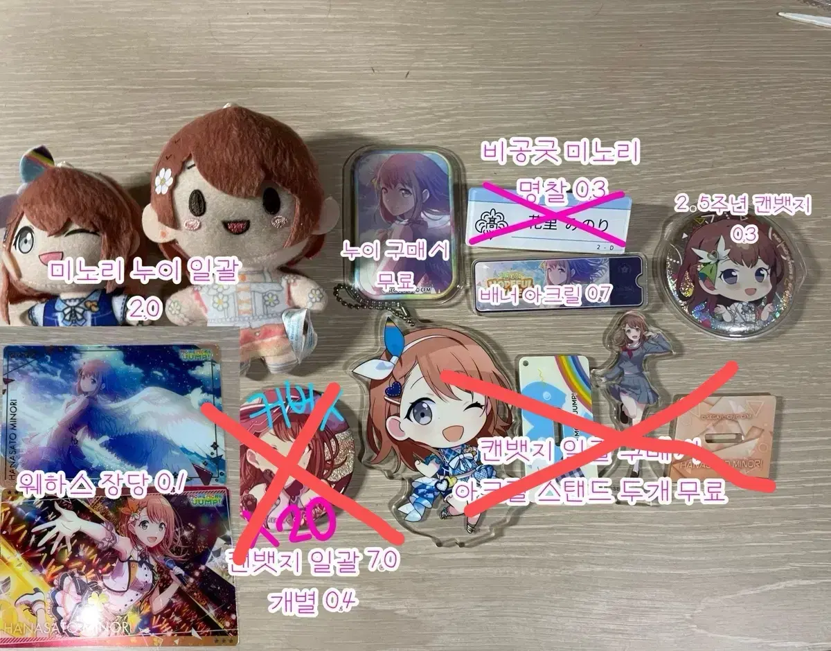 Pseudo Hanasato Minori goods deactivation disposal