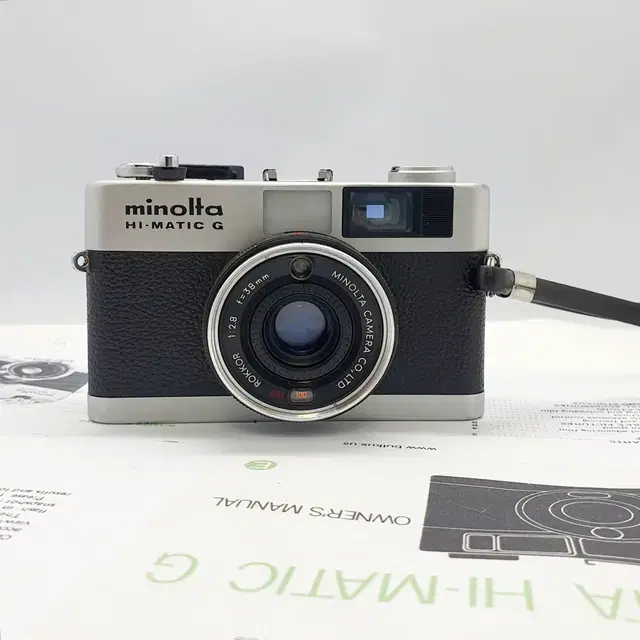 필름카메라 minolta HI-MATIC G (로커렌즈)