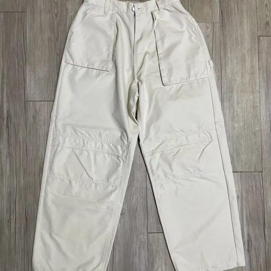 빅유니온 UNBALANCE FATIGUE PANTS / CREAM