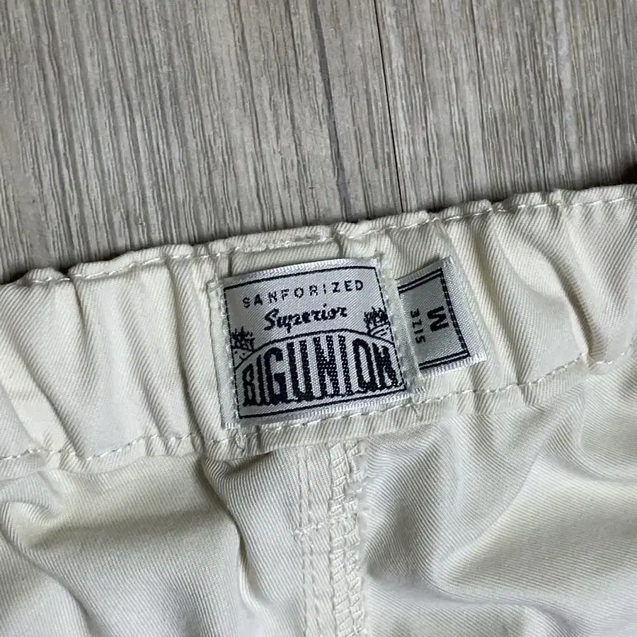 빅유니온 UNBALANCE FATIGUE PANTS / CREAM