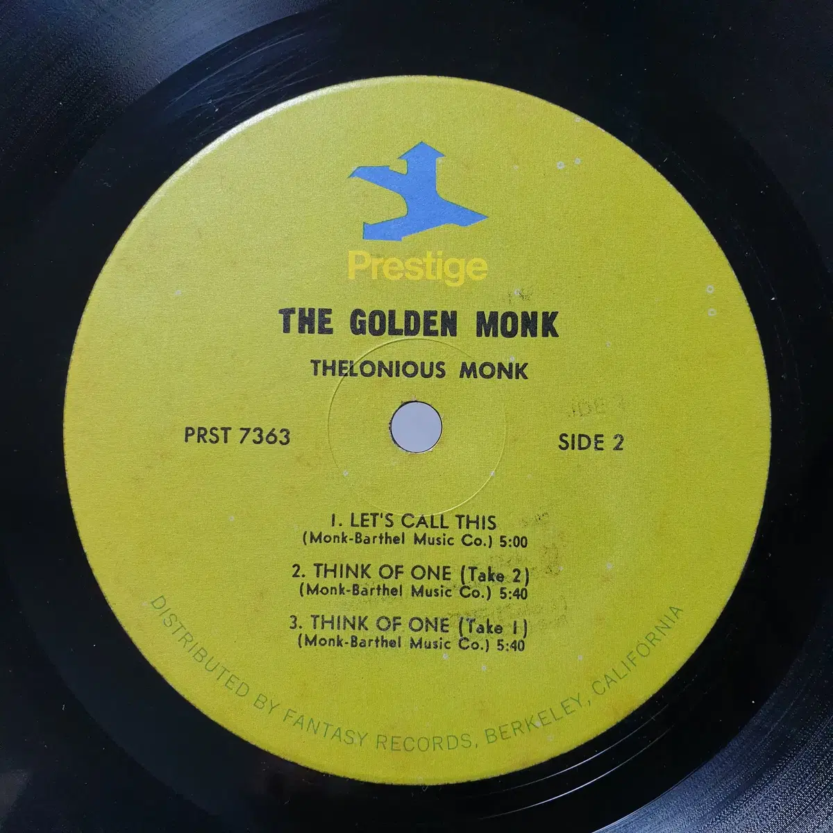 [중고LP] 델로니어스 몽크 The Golden Monk