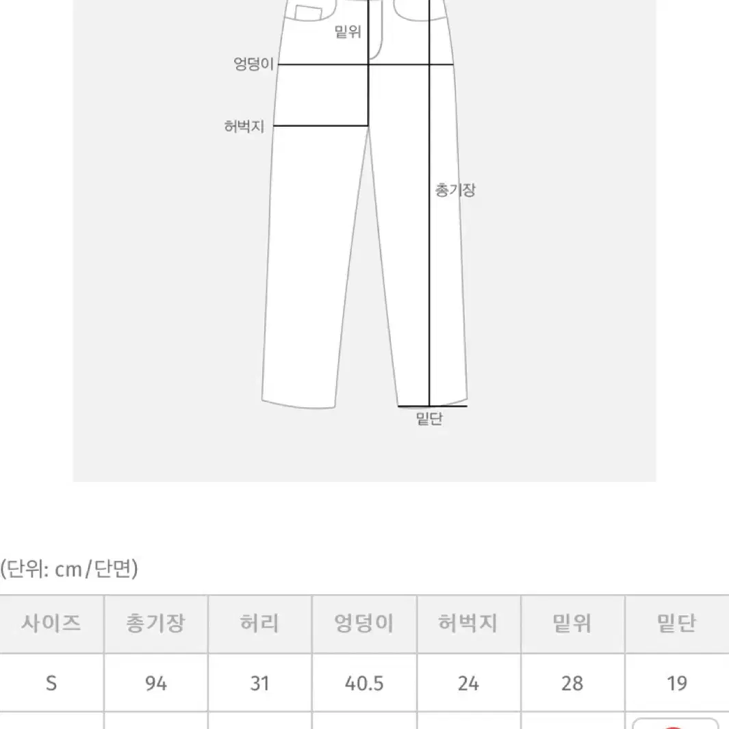 육육걸즈 부츠컷청바지