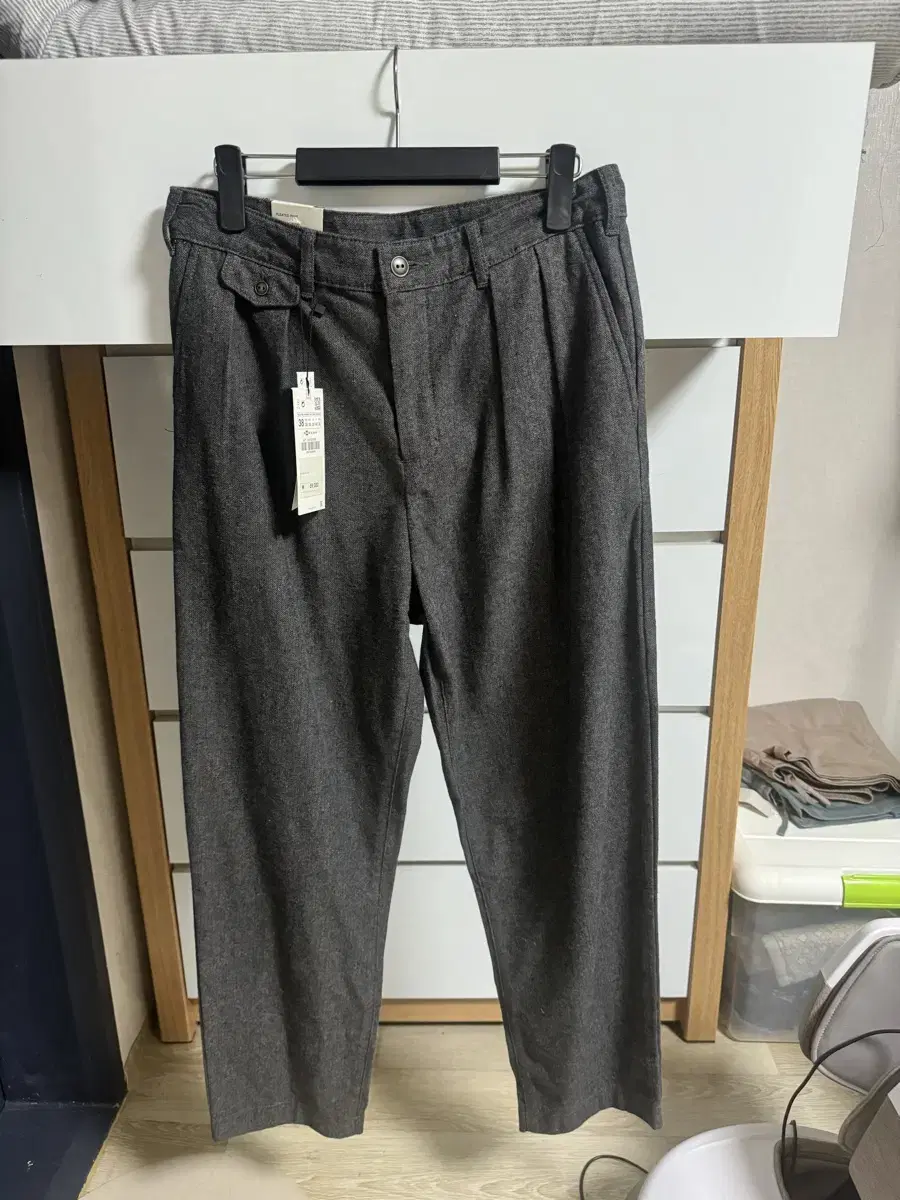 Zara Wool Slacks Gray