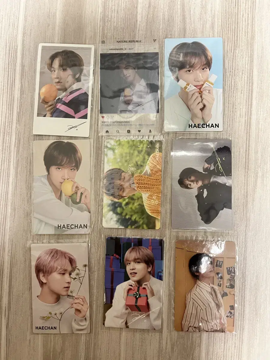 nct dream nct haechan naturepublic photocard wts