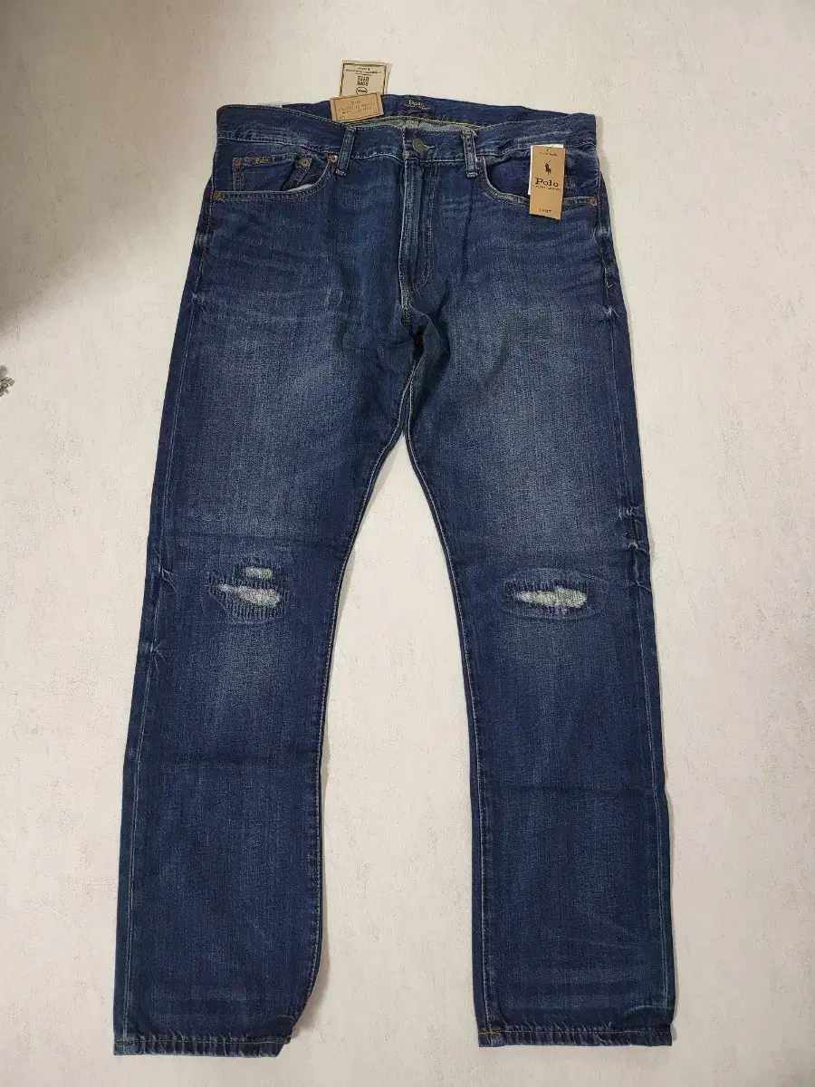 Polo Ralph Lauren VARICK Slim Straight Jeans 35x32 (New)