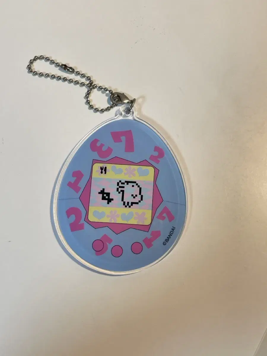 Tamagotchi acrylic keyring