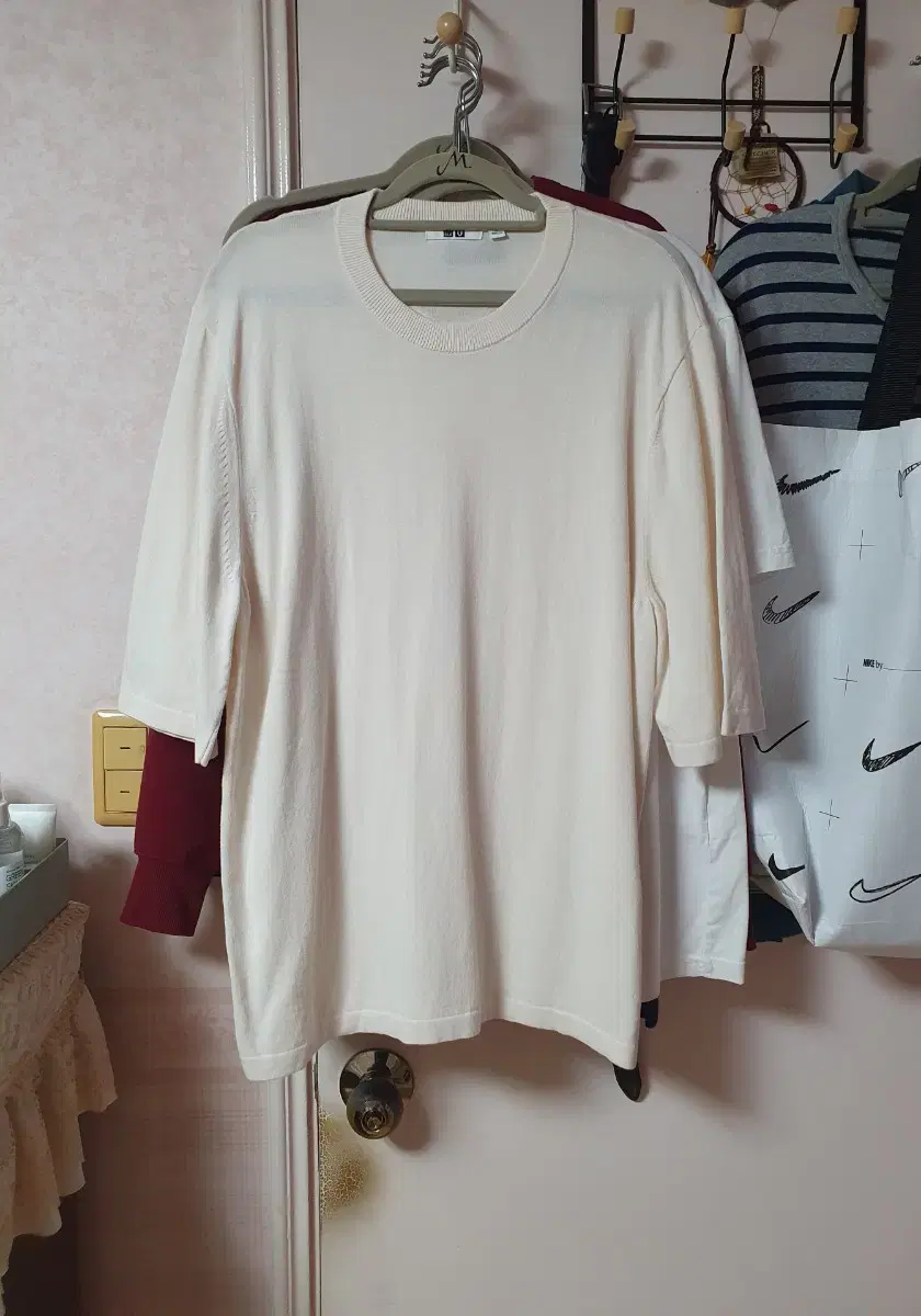 (Quick sale) UNIQLO Part 5 semi Overfit knit short sleeve t-shirt