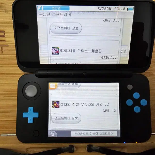 New 닌텐도 2ds XL(e숍 게임 다수)