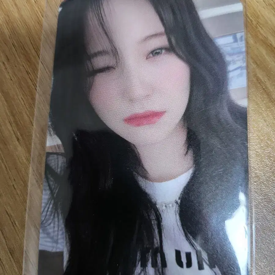 프로미스나인 백지헌 공방한정포카