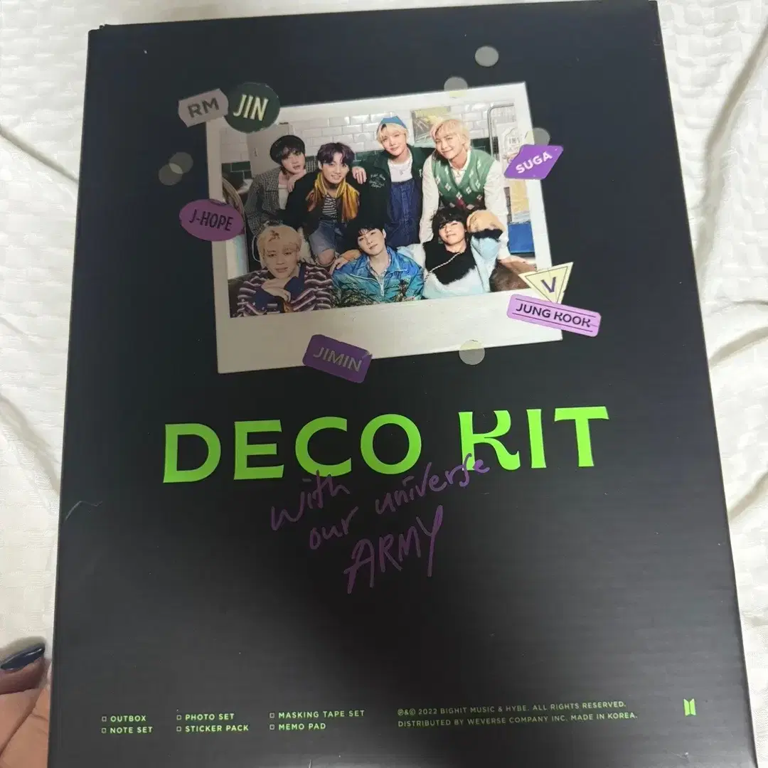 BTS DECO KIT 원가이하 양도합니다.