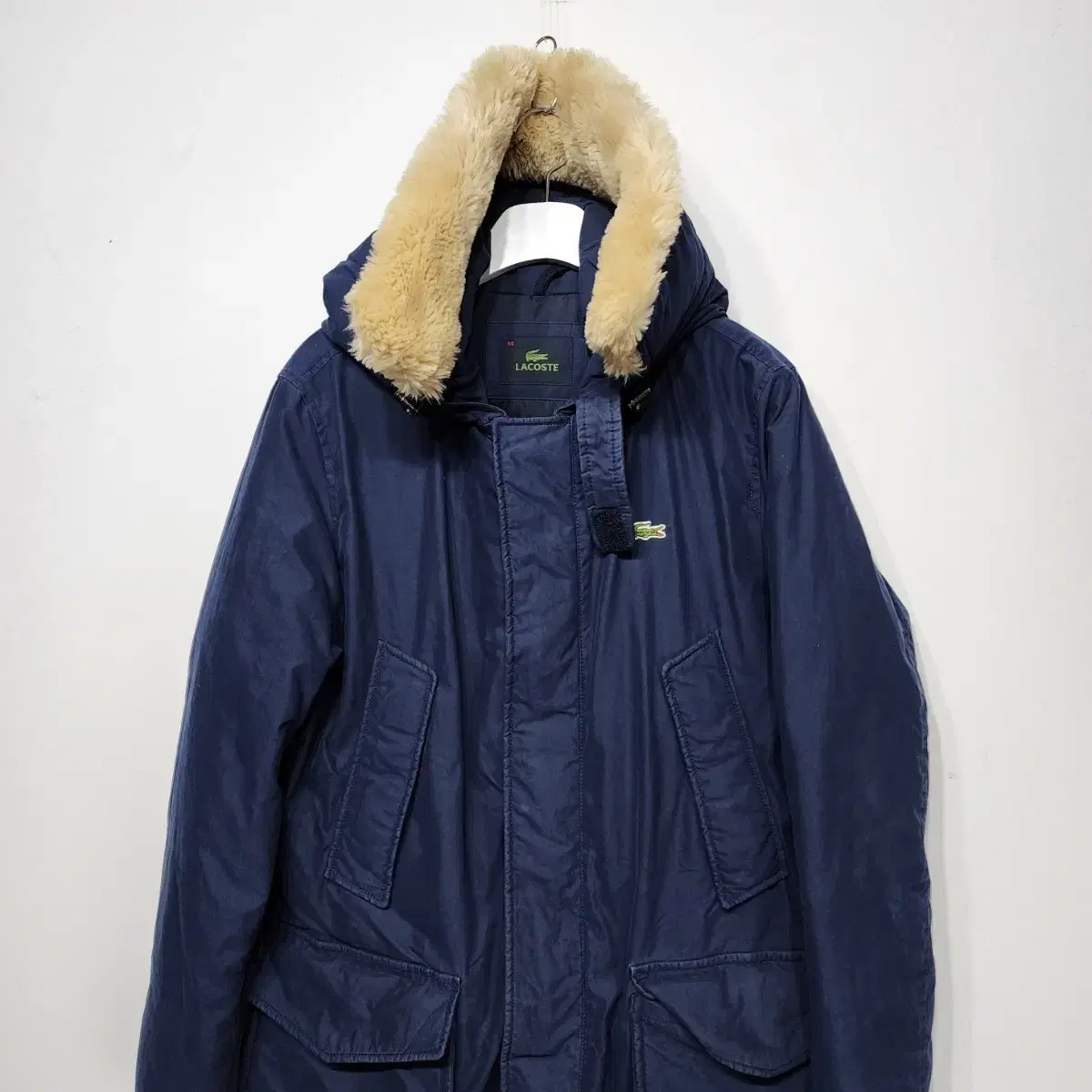 Lacoste LACOSTE Parka hooded padded jumper jacket navy L