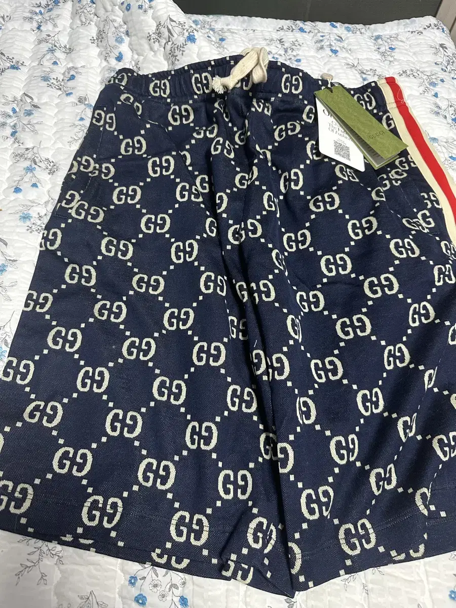 Genuine)New)Gucci Jacquard Training Shorts