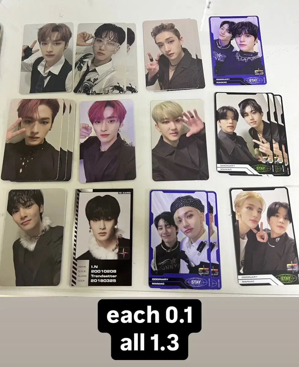 Straykids photocard WTS