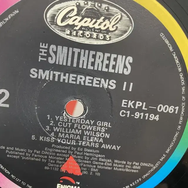 THE SMITHEREENS  LP / AA1879