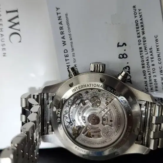 IWC. iw378006 파일럿크로노 43mm 팝니다.