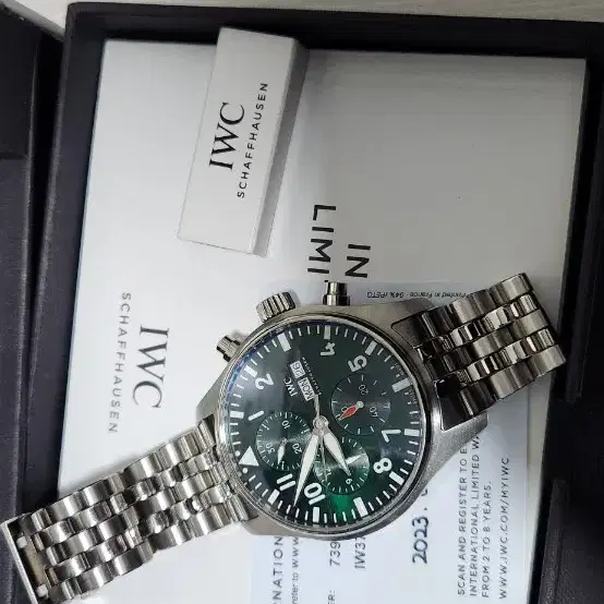 IWC. iw378006 파일럿크로노 43mm 팝니다.