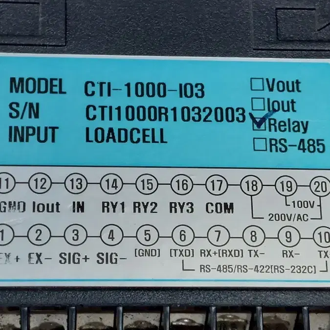 큐리오텍 CTI-1000-I03 INDICATOR 인디케이터