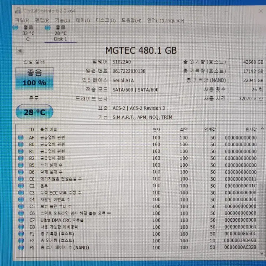 MGTEC MG877K 480GB SSD