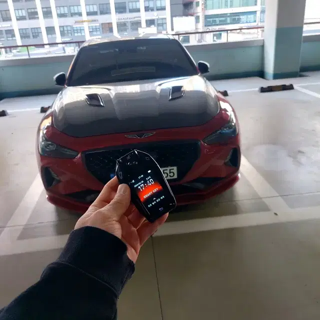 제네시스 전모델 연식 자동차키 최신형 BMW 타입 디지털키로 컨버젼 개조