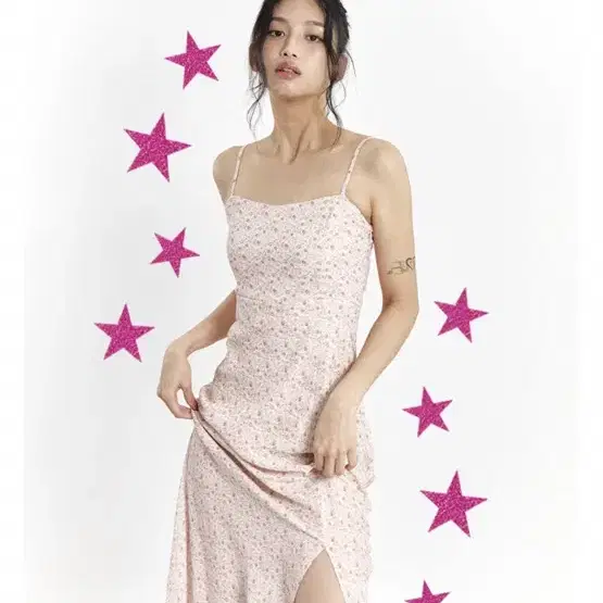 루루서울 Peach Jam Dress (Pink)