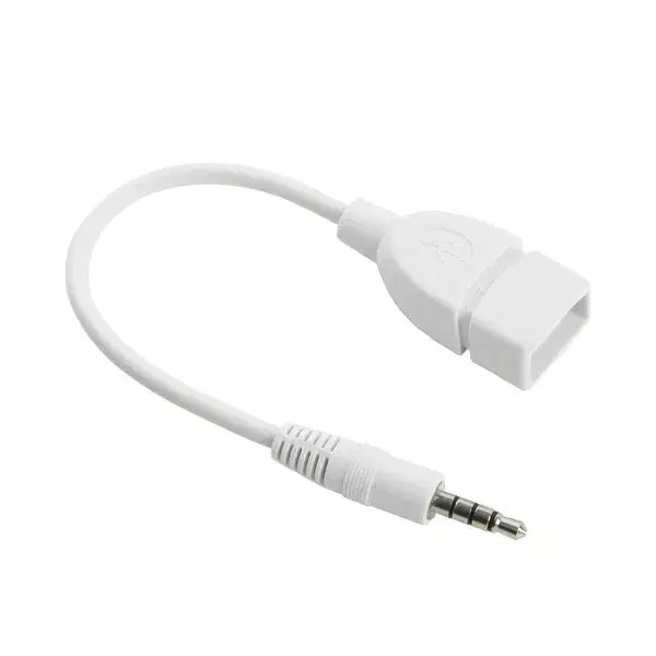 USB-A 2.0 to 3.5 스테레오 F/M 변환케이블 0.2m