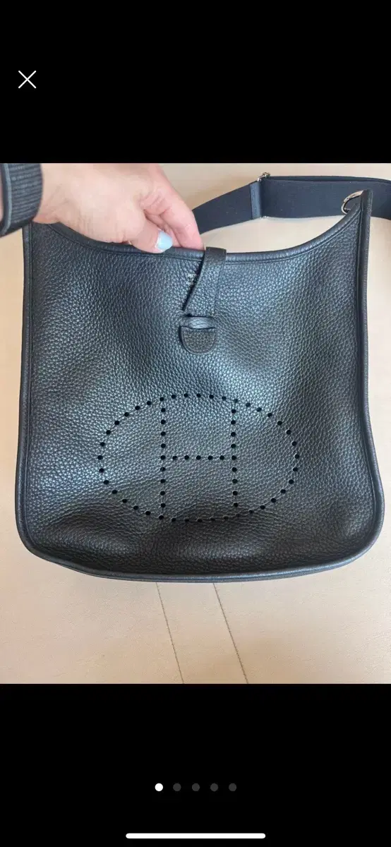 Hermes Evelyn 29 (black silver)