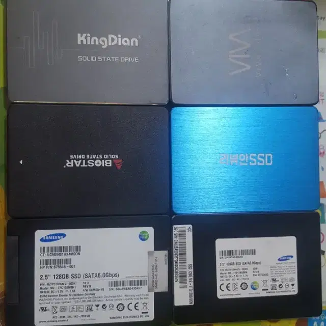 SSD 120G Legacy MBR 개당 2만