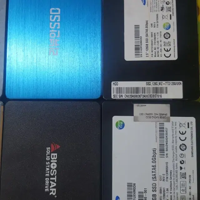 SSD 120G Legacy MBR 개당 2만