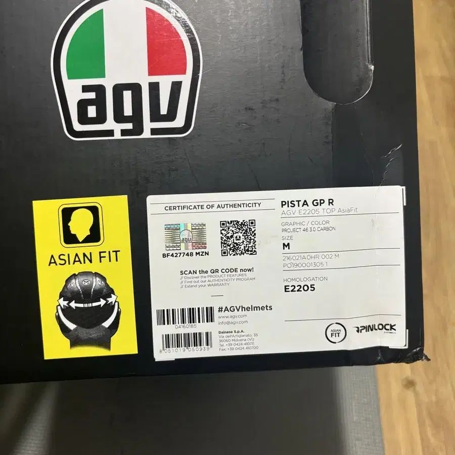 PISTA GP R E2205 TOP - PROJECT 46 3.0 C