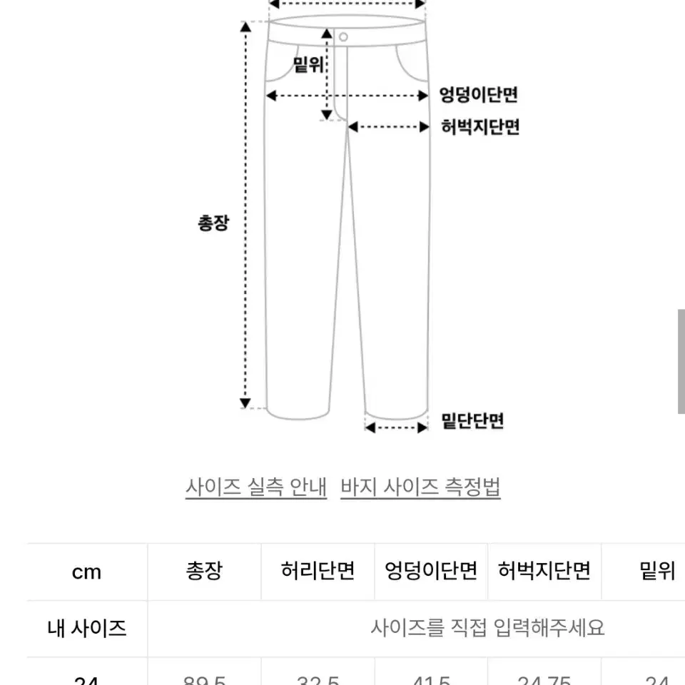 무신사 슬림 스트레이트 데님 팬츠