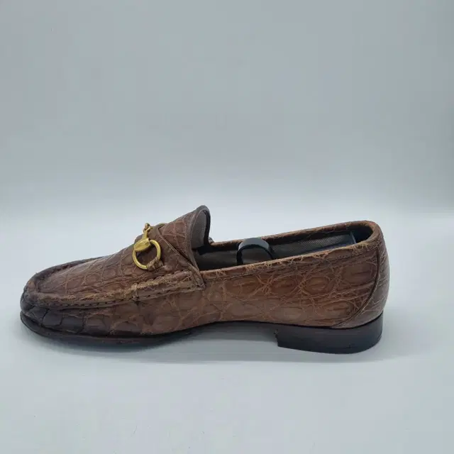 구찌 홀스빗 crocodile loafer 브라운 남성 270mm