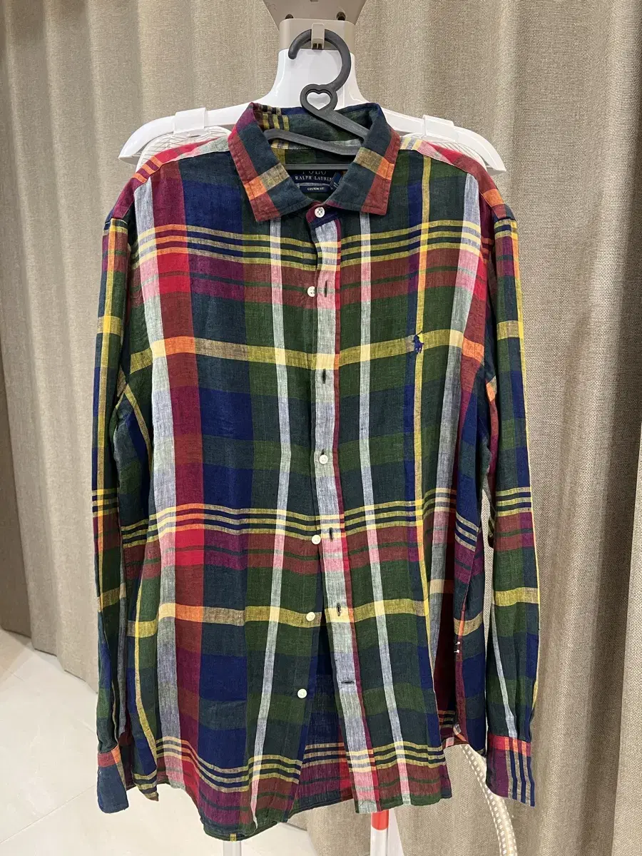 New Arrivals Full Price) Polo Ralph Lauren Men's Check Shirt Custom Fit L