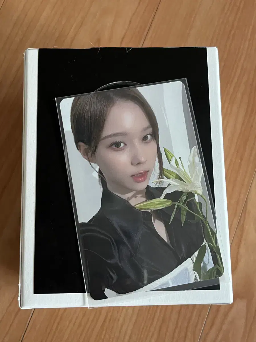 Aespa winter candle photocard