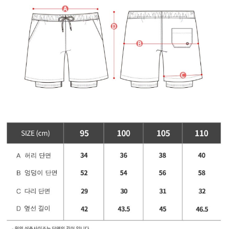 [정품]레노마 남성수영복(반바지) 새제품 판매합니다.(MS2D903)