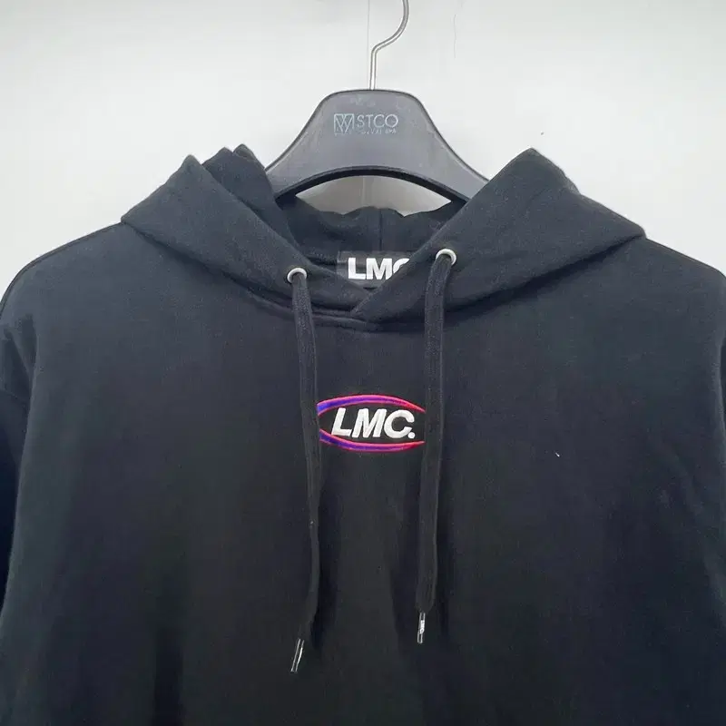 라지 엘엠씨 오버핏 lmc 블랙 후디 후드티셔츠 빈티지