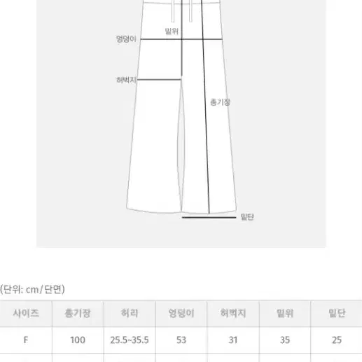 밴딩셔링바지