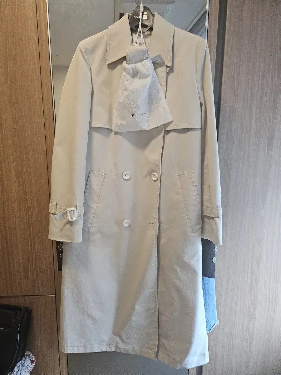 Itmisha straight fit trench coat 55