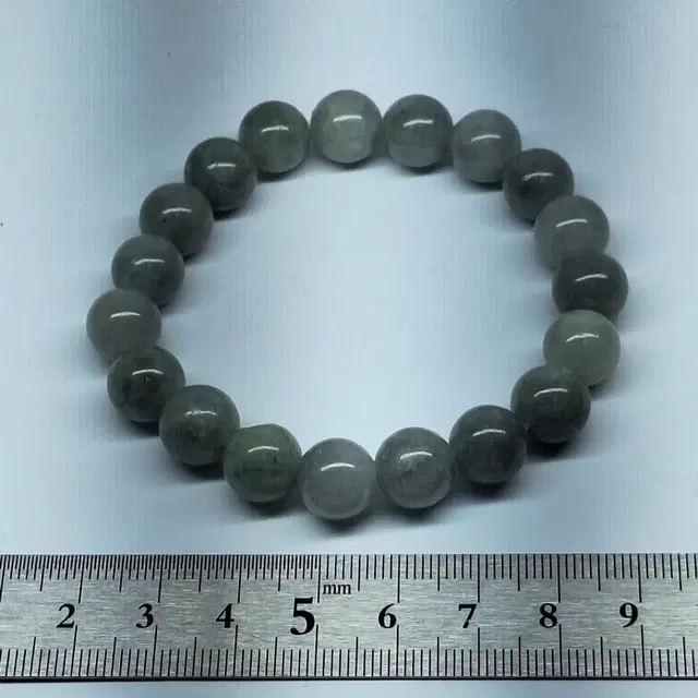 천연 버마 옥 비취 제이드jade 팔찌 10mm